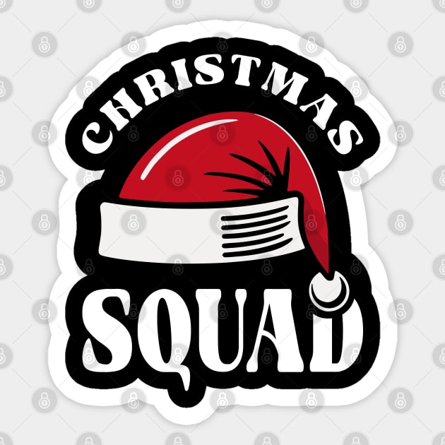 Christmas Squad Holiday Cheer Sticker by JaussZ